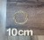 Koło obręcz drewniany 10 cm baza do łapacza snów sklejka 3 mm
