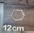 Obręcz ze sklejki gr 3 mm w kształcie heksogenu 12 cm baza do łapacza