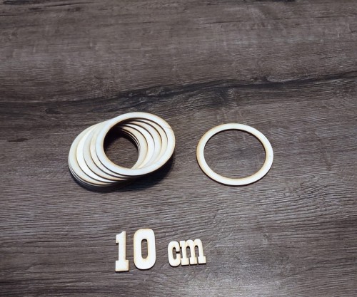 Koło drewniane do łapacza Obręcz ze sklejki 10 cm