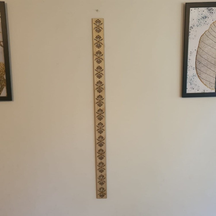 Listwa drewniana ażurowa maskownica na wymiar 89 x 5 cm