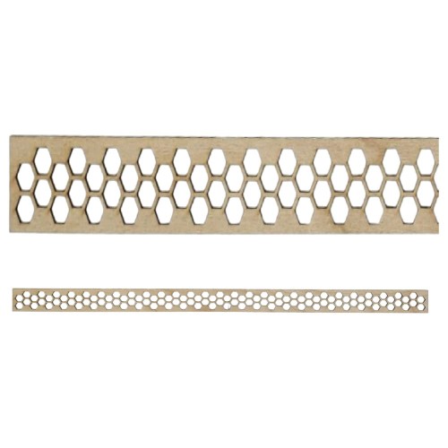 Panele ażur listwa ażurowa 89  x 5 cm na wymiar sklejka  gr. 5 mm