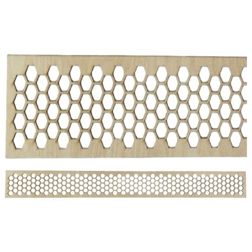 Panel ażur listwa drewniana 3 d 89 x 10 cm  płyta ażurowa Na Wymiar  gr. 5 mm
