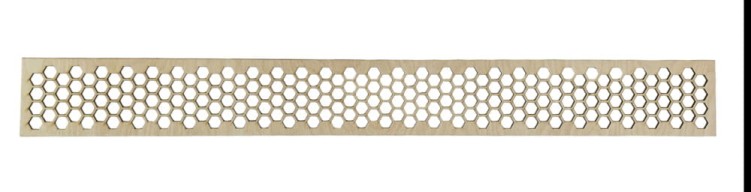Panel ażur listwa drewniana 3 d 89 x 10 cm  płyta ażurowa Na Wymiar  gr. 5 mm