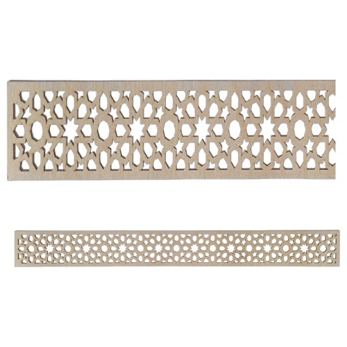 Drewniany Panele 3d na ścianę płyta ażurowa Na Wymiar 89 x 10 cm