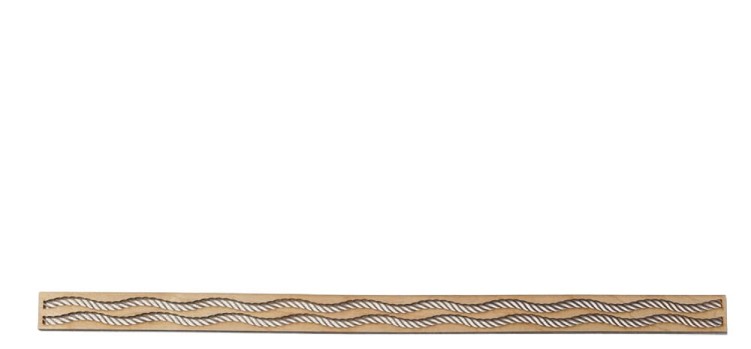 Listwa drewniana panel dekoracyjny 89 x 5 cm Na Wymiar