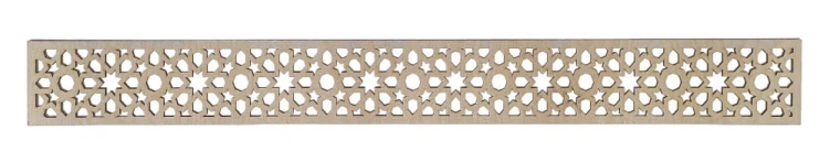 Drewniany Panele 3d na ścianę płyta ażurowa Na Wymiar 89 x 10 cm