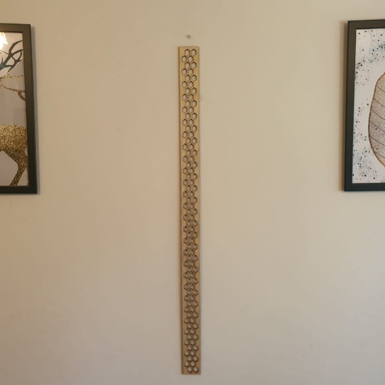 Panele ścienne 3 d płyta ażurowa 89  x 5 cm na wymiar sklejka 3 mm