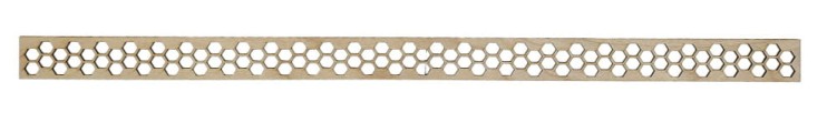 Panele ścienne 3 d płyta ażurowa 89  x 5 cm na wymiar sklejka 3 mm