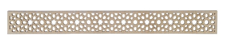 Drewniana osłona 3d płyta ażurowa Na Wymiar 89 x 10 cm listwa gr. 5 mm