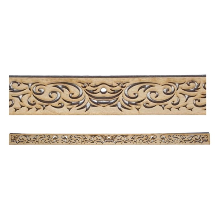 Ażurowe dekoracje ścienne listwa na wymiar 89 x 5 cm na wymiar gr. 5 mm