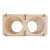 Stojak na wino butelki drewno nowoczesny design 22,5 x11 cm wzór 327