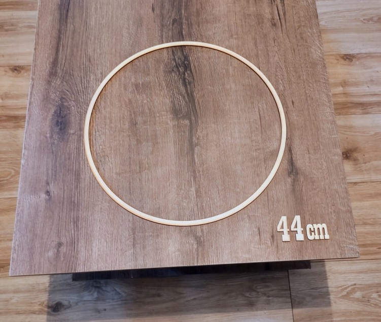 Koła drewniane do łapacza snów Obręcz 44 cm Baza
