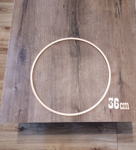 Koła ze sklejki do Makram Obręcz 36 cm Baza