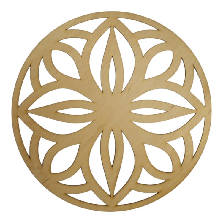 Mandala dekoracyjna panel ozdobny 25 cm wzór boho 3 mm