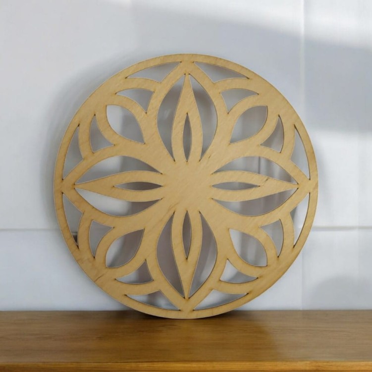Mandala dekoracyjna panel ozdobny 25 cm wzór boho 3 mm