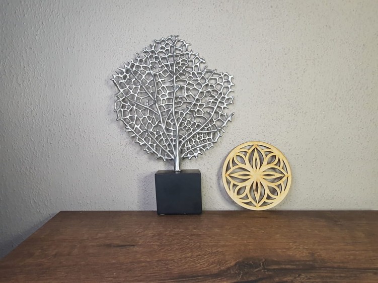 Mandala dekoracyjna panel ozdobny 10 cm wzór Boho 3 mm