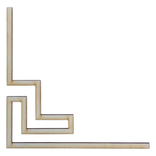 Ozdoba do mebli dekoracyjny element ozdobny do luster obrazów 15x15 cm  3 mm