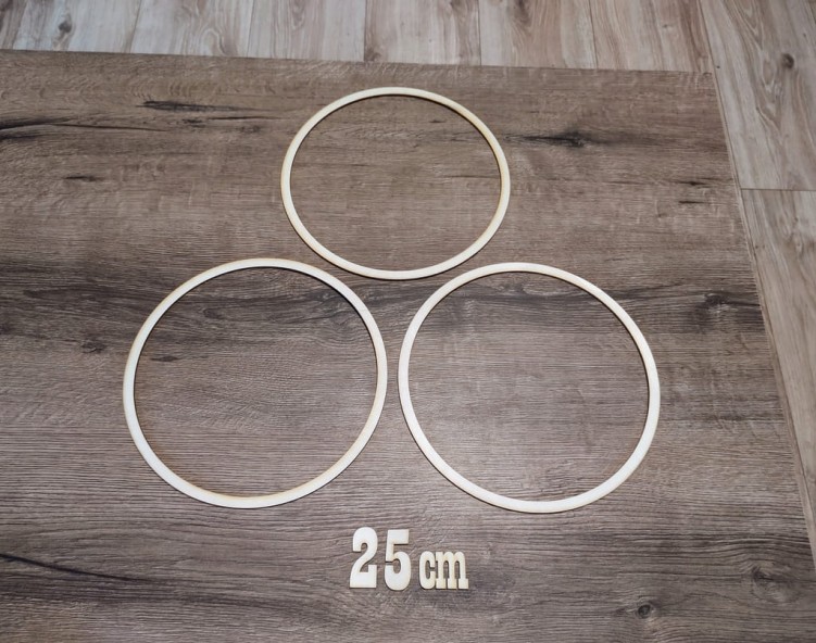 fi 25 cm 1szt. Koło Obręcz Baza do Łapacza, Wianka
