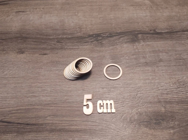 5 cm / 50 szt KOLA Koło OBRĘCZ Łapacz Snów