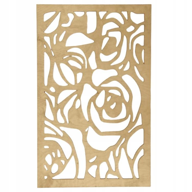 PANEL AŻUROWY DEKORACYJNY RÓŻA 89 cm x 50 cm