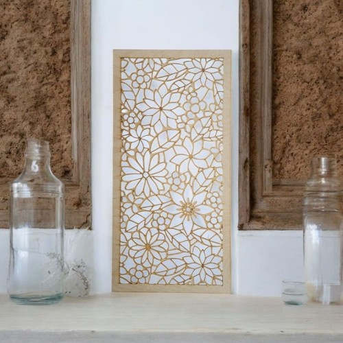 Drewniany panel do aranżacji 29x59cm ażur ze sklejki