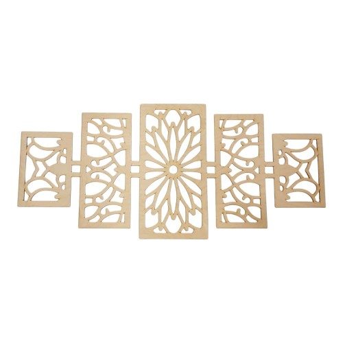 Ażurowy parawan dekoracyjny drewniany panel 89x40 cm 3 mm