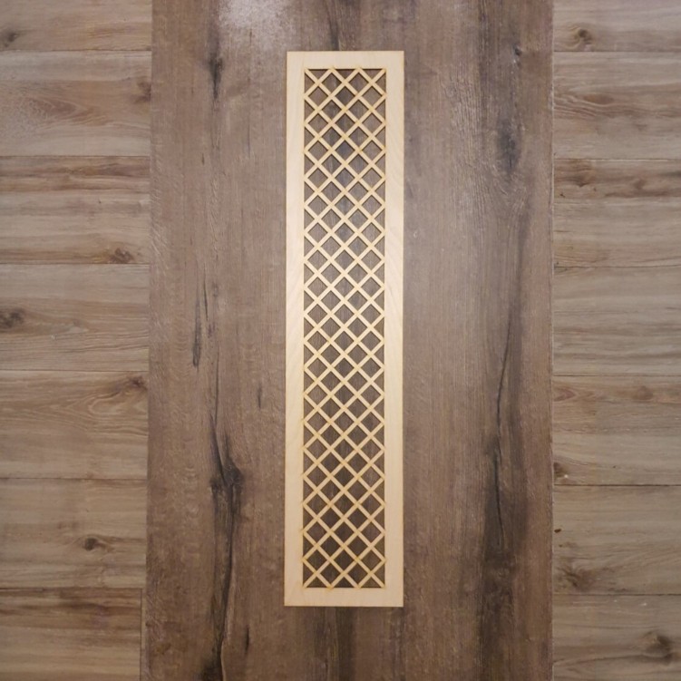 PANEL AŻUR Dekoracyjny KRATKA 89x19 cm NA WYMIAR gr.5mm