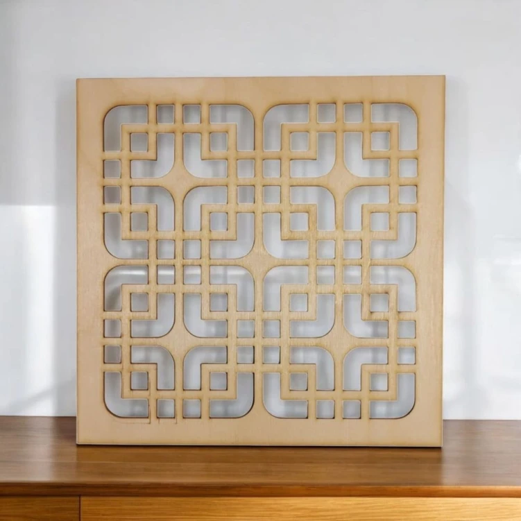 Panel dekoracyjny podkładka ażurowy wzór dekoracja ścienna 20 x 20 cm 3mm