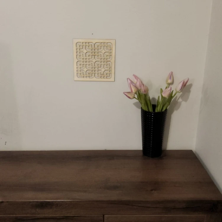 Panel dekoracyjny podkładka ażurowy wzór dekoracja ścienna 20 x 20 cm 3mm