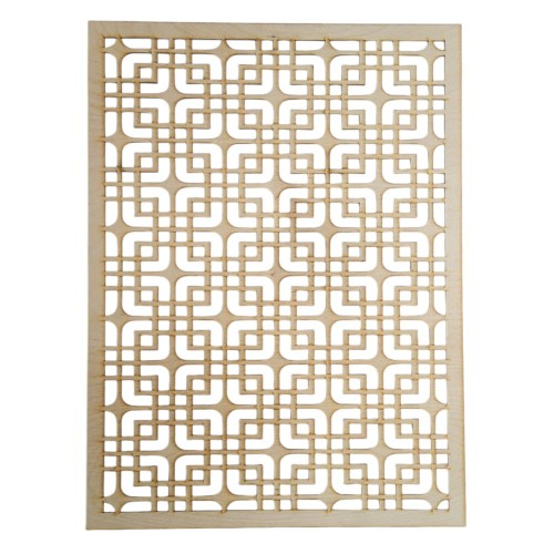 Płyta ażurowa drewniana do Wnętrz maskownica panel 44 x 59 cm na Wymiar