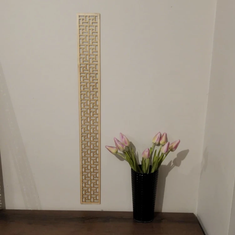 Listwa ozdobna do wnętrz listwa ażurowa 89x10 cm wzór ze sklejki Na wymiar
