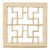 Podstawka drewniana 10 x 10 cm ażurowa, dekoracyjna, Laserowo Wycinana 3mm