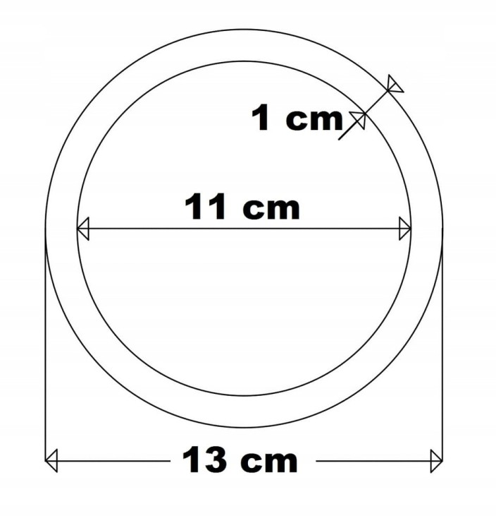 13cm obręcz koło rant 1cm g3