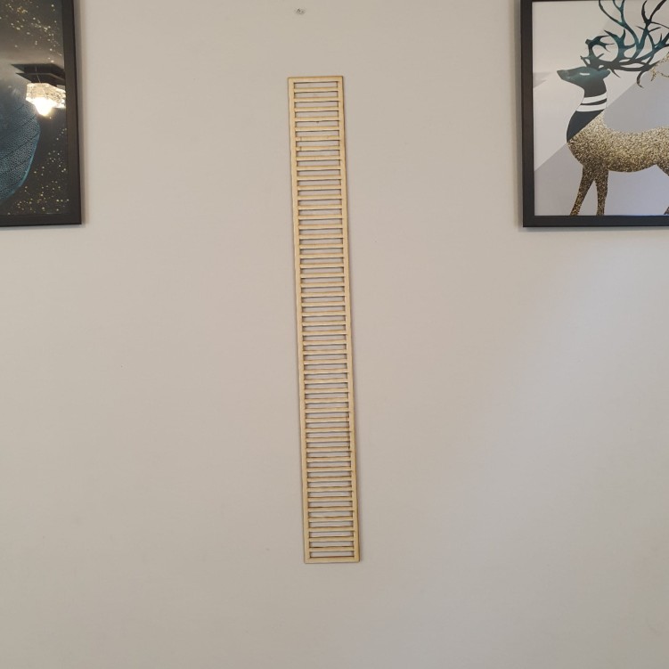 Listwa ażur ze sklejki 89 x 10 cm maskownica wnęk, ścian, nowoczesny wzór