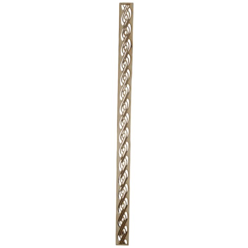 Dekoracyjna listwa drewniana ze sklejki 89 x 5 cm wycinana laserowo gr. 3mm