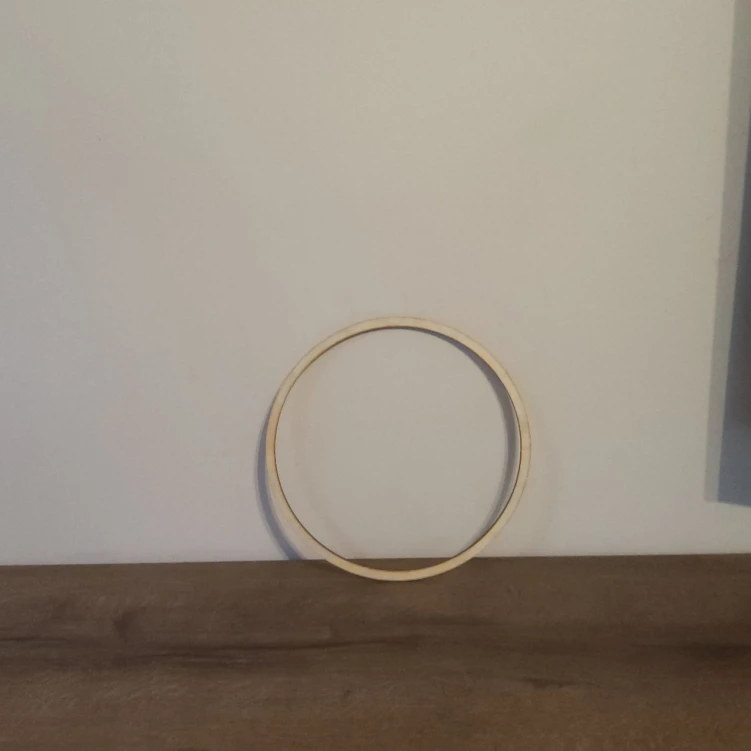 Obręcz okrągła drewniana 28 cm baza do makramy łapacza snów sklejka 5 mm