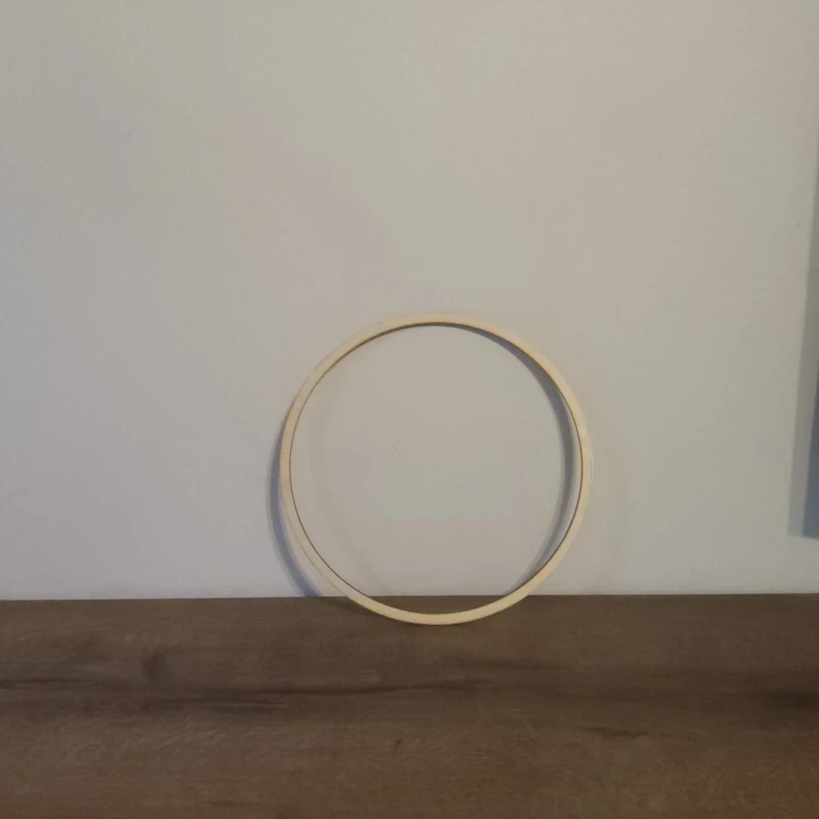 Obręcz okrągła drewniana 30 cm baza do makramy łapacza snów sklejka 5 mm