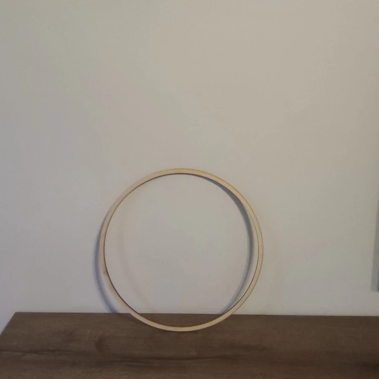 Obręcz okrągła drewniana 36 cm baza do makramy łapacza snów sklejka 5 mm