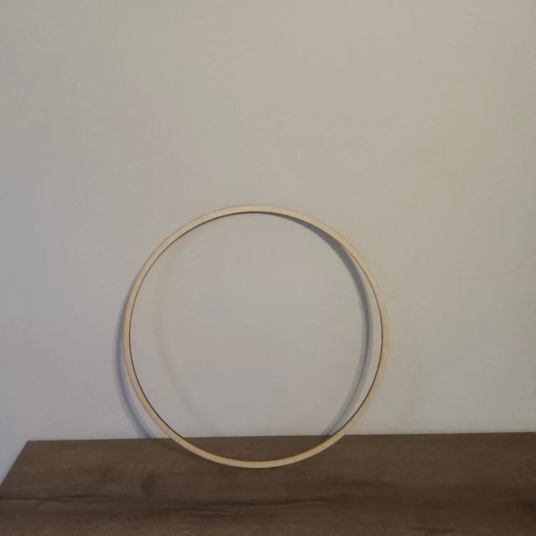 Obręcz okrągła drewniana 40 cm baza do makramy łapacza snów sklejka 5 mm