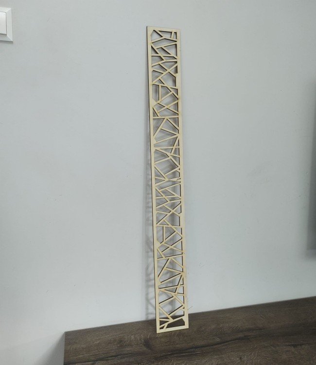Listwa maskująca 89 x 10 cm maskownica grzejników wnęk, ścian sklejka 5mm
