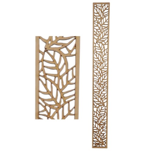 Listwa drewniana 89x10cm Ozdoba maskownica na wymiar wzór 1040 sklejka 5mm