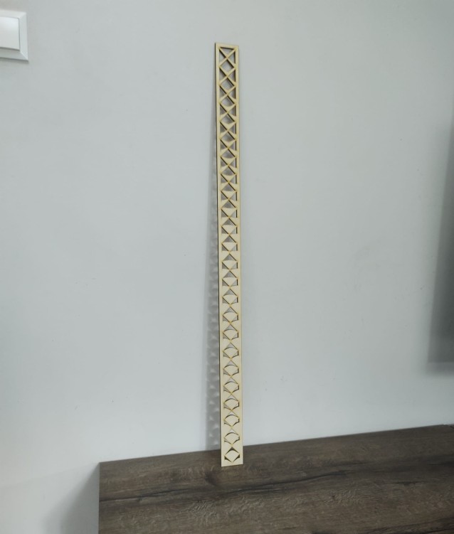 Nowoczesna listwa ozdobna 89x5cm ażurowy wzór 1003 sklejka 5 mm