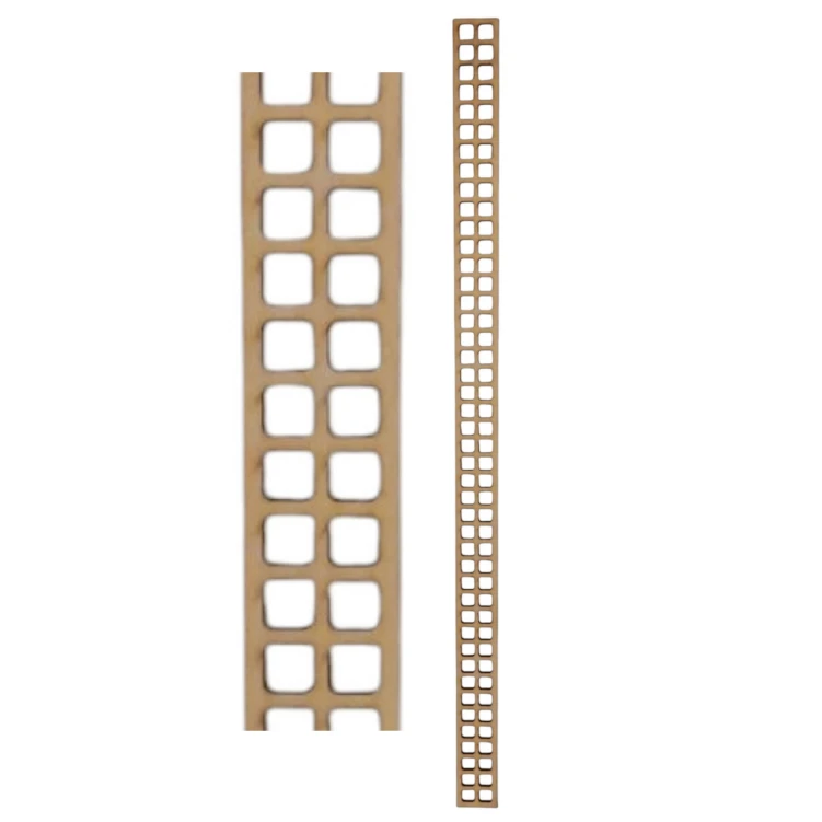 Nowoczesna listwa ozdobna 89 x 5 cm dekor ażurowy wzór 1002 sklejka 5mm