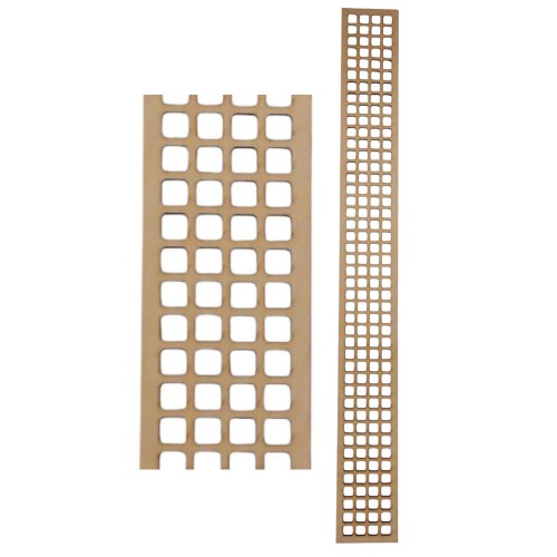 Nowoczesna listwa ozdobna 89 x 10 cm panel ażurowy wzór 1002 sklejka 5 mm
