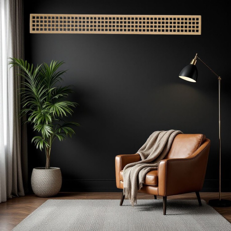 Nowoczesna listwa ozdobna 89 x 10 cm panel ażurowy wzór 1002 sklejka 5 mm