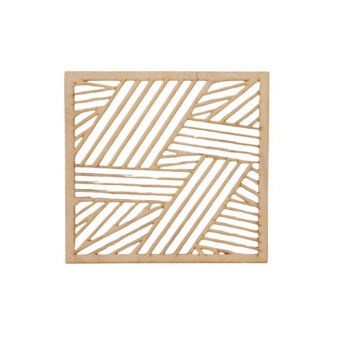 Maskownica ażurowa drewniana wzór 19 Panel ze sklejki 30 x 30 cm gr3mm