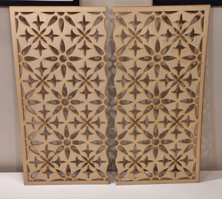 Pamel ażurowy maskownica 63,5 x 63,5 cm  wzór 142 sklejka 3 mm