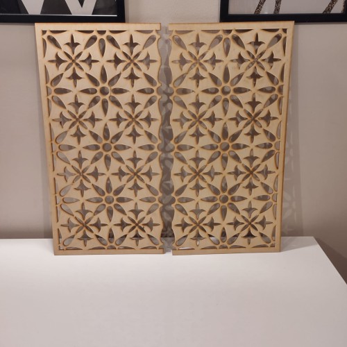 Pamel ażurowy maskownica 63,5 x 63,5 cm  wzór 142 sklejka 3 mm