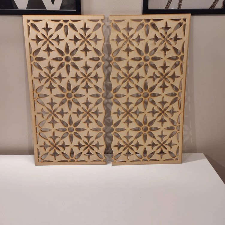 Pamel ażurowy maskownica 63,5 x 63,5 cm  wzór 142 sklejka 3 mm