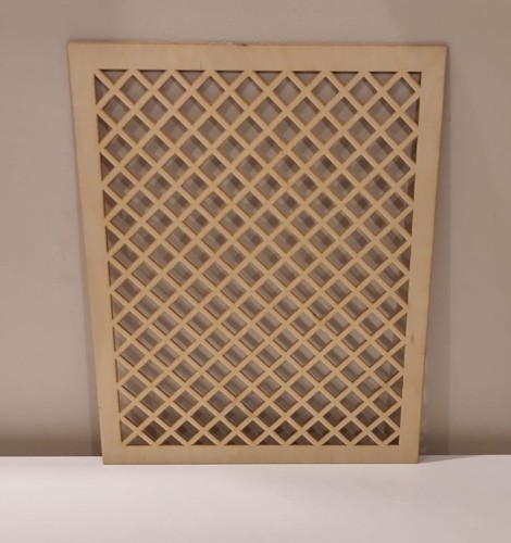 Pamel ażurowy maskownica 39 x 47,5 cm wzór 78 sklejka 3 mm